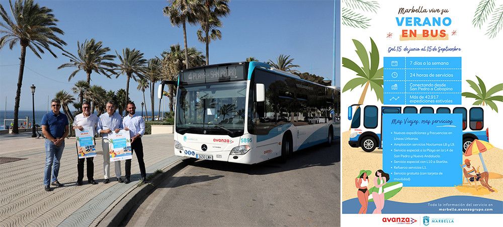 El Ayuntamiento lanza una campaña para informar sobre el servicio especial de verano en el transporte público, con refuerzo de líneas y ampliación de horarios