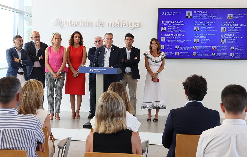 Presentada una nueva estructura que permitirá a la Diputación de Málaga ser más ágil para afrontar los proyectos de la provincia