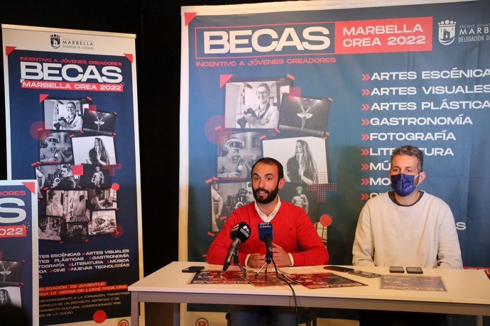 El Ayuntamiento convoca la nueva edición de las Becas Marbella Crea 2022