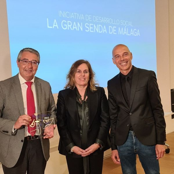 La Gran Senda de la Diputación recibe el Premio Jábega 2022 a la Iniciativa de Desarrollo Local