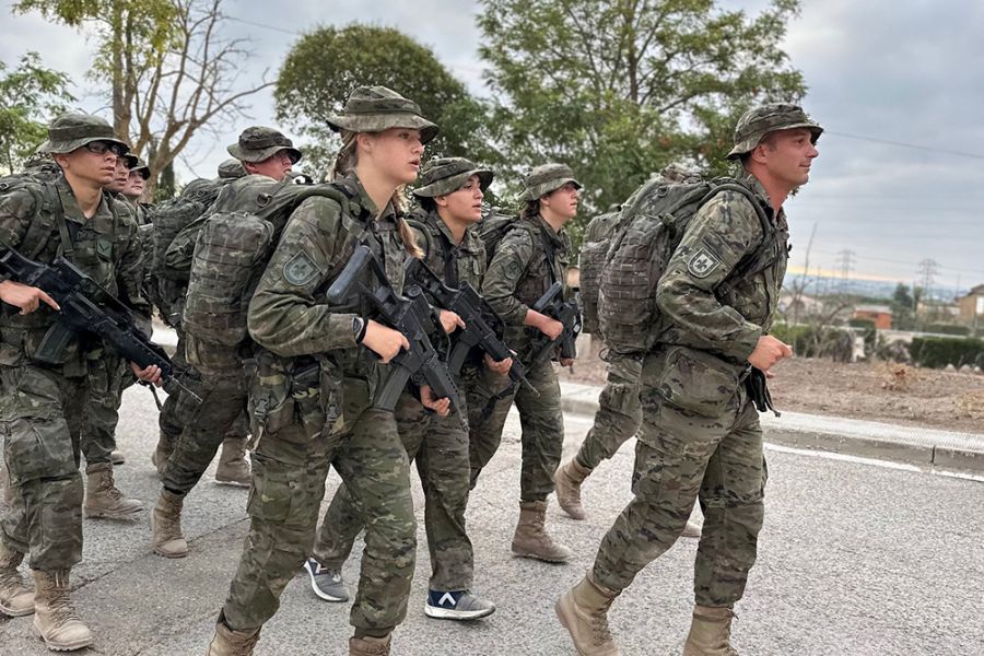 La Casa Real hace públicas imágenes de la instrucción militar de la princesa de Asturias