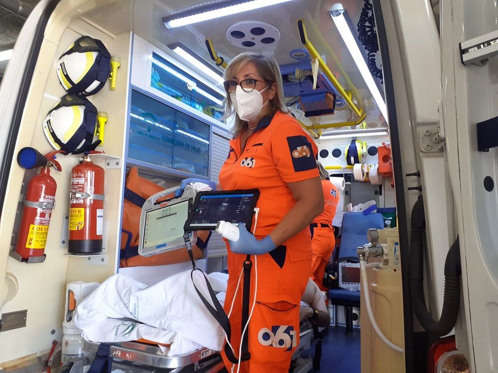 El 061 investiga en Málaga el uso de ecógrafos en emergencias sanitarias