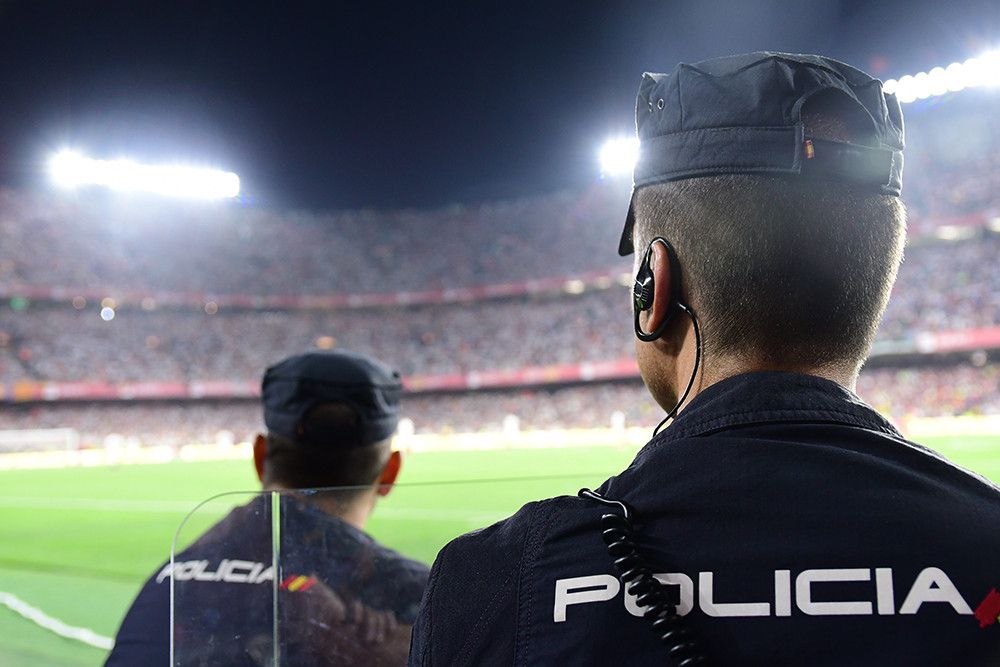 Cerca de 1.400 agentes de la Policía Nacional se despliegan para garantizar la seguridad de la Final de la Copa del Rey