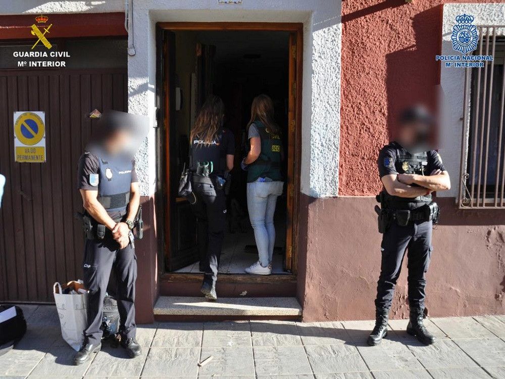 Desarticulada una organización criminal que explotaba sexualmente a víctimas captadas en Colombia mediante engaño