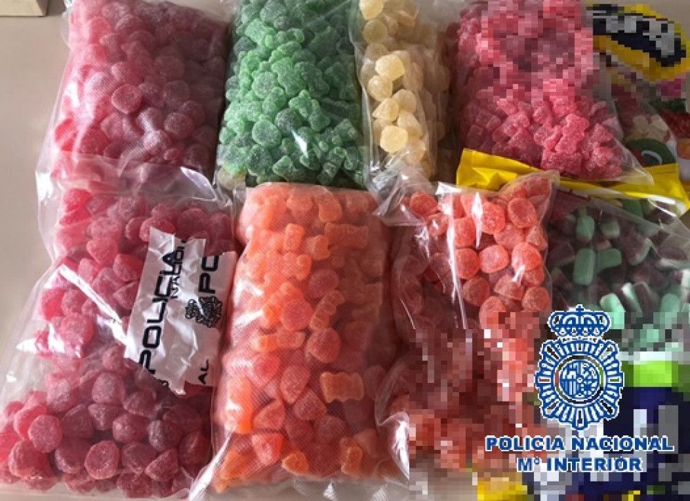 La Policía Nacional interviene en Málaga 11 kilos de ositos de gominola impregnados de 25N-NBOMe, una sustancia alucinógena más conocida como La Bomba’