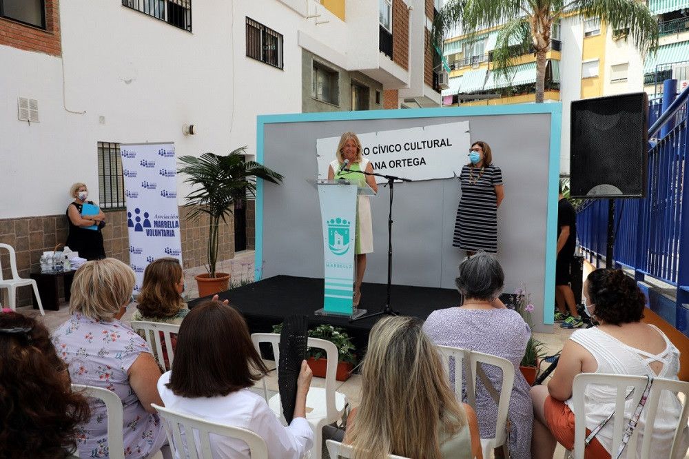 El Centro Cívico de Divina Pastora recibe el nombre de Ana Ortega