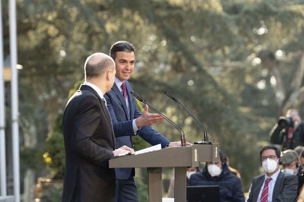 Sánchez se reúne con el canciller Scholz para intentar que Alemania apoye en Bruselas medidas para contener el precio de la energía