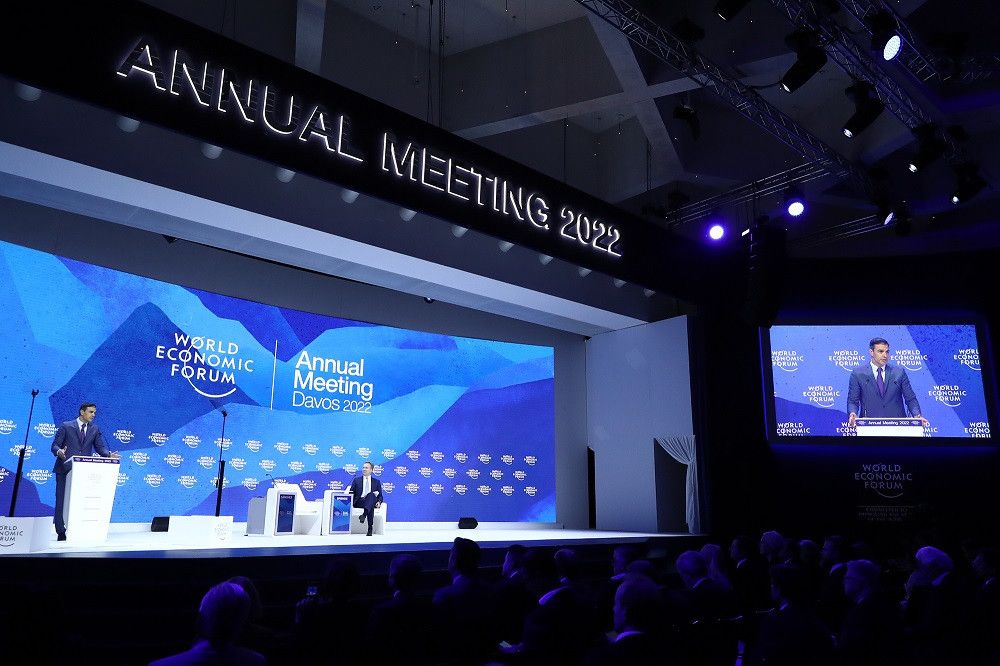 Pedro Sánchez destaca en Davos la fortaleza de la economía española y las oportunidades de inversión para atraer a las empresas tecnológicas