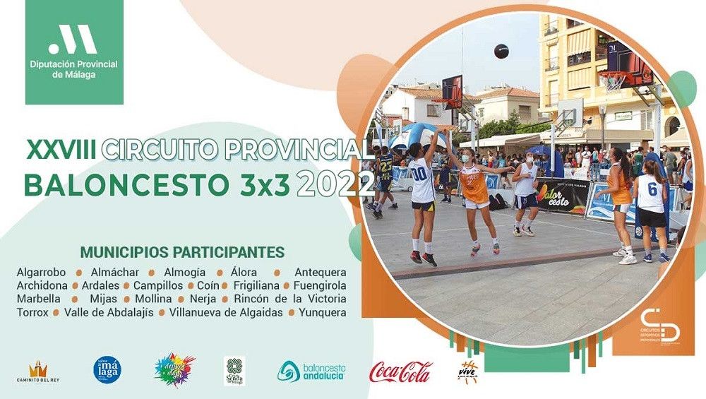El Circuito Provincial de Baloncesto 3x3 de la Diputación recorrerá este verano una veintena de municipios, el doble que en la última edición