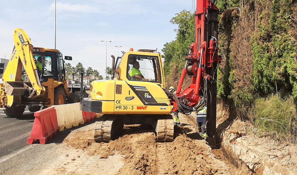 La Junta inicia la colocación de pantallas acústicas en cuatro carreteras de la provincia de Sevilla