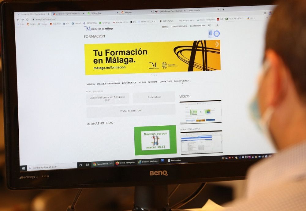 La Diputación ofrece a los empleados públicos de la provincia el Plan de Formación Agrupada 2021