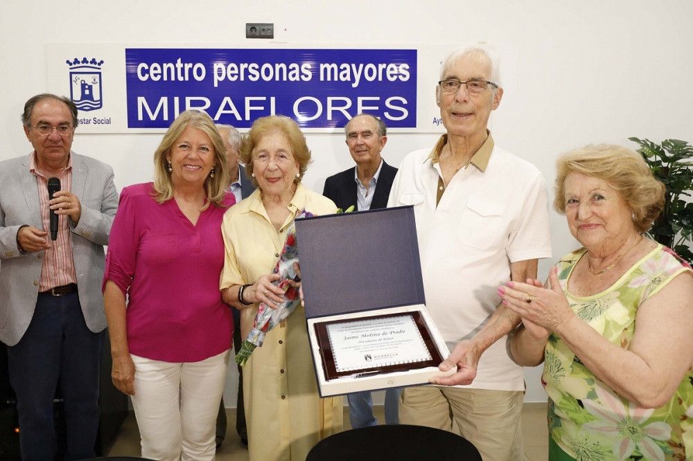 Homenaje a Jaime Molina en el Centro de Participación Activa de Miraflores