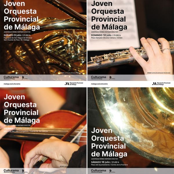La Joven Orquesta Provincial de Málaga ofrecerá cuatro recitales de verano en plazas e iglesias de la provincia