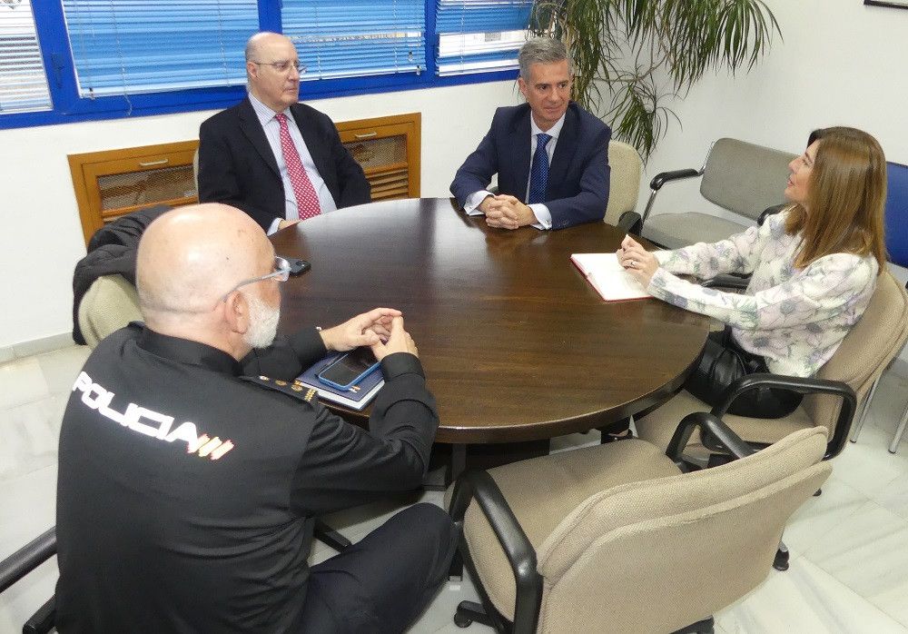 La Asociación de Empresarios y Profesionales CIT Marbella se reúne con el nuevo comisario de la Policía Nacional