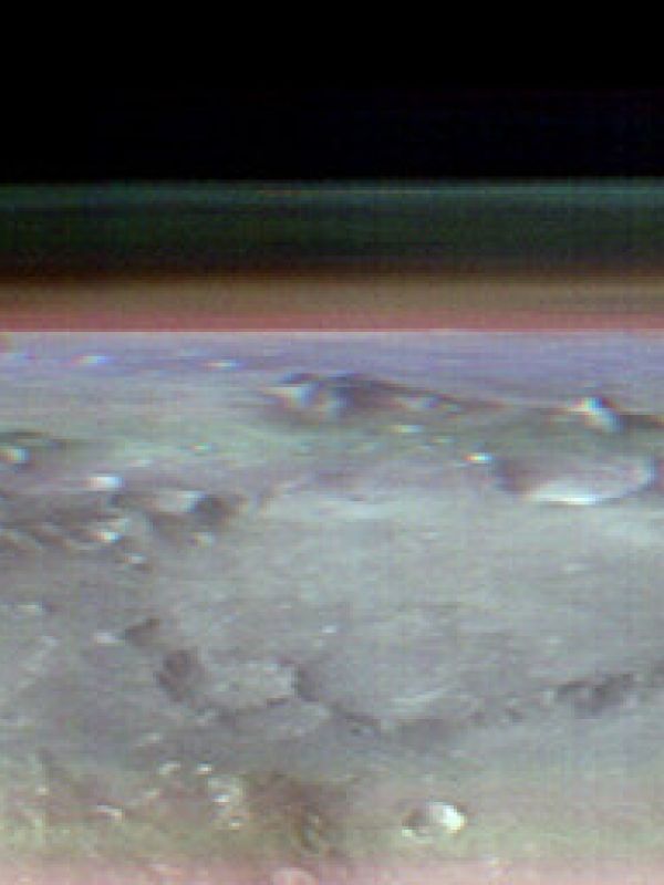 La sonda espacial Mars Odyssey capta impresionantes vistas del horizonte de Marte