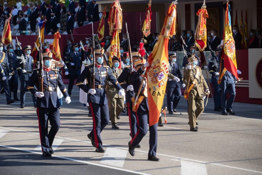 Los reyes presiden el desfile por el Día de la Fiesta Nacional