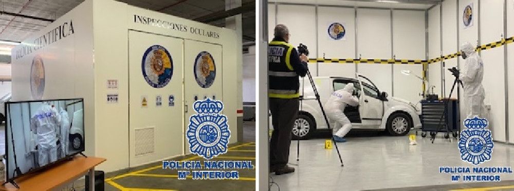 La Comisaría de Policía de Málaga inaugura una estación de búsqueda y revelado de evidencias forenses