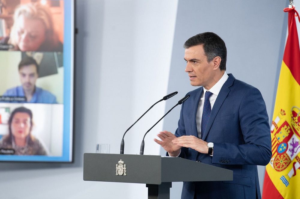 Pedro Sánchez asegura que el 70% de la población estará inmunizada en España a finales del mes de agosto