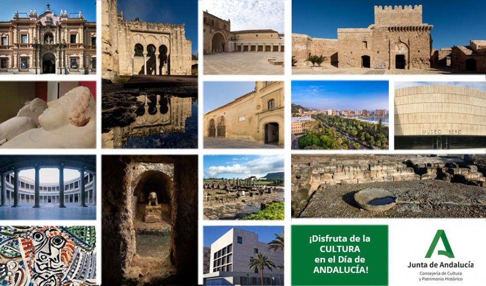 Cultura celebra el Día de Andalucía con más de 50 actividades culturales en los museos y conjuntos arqueológicos