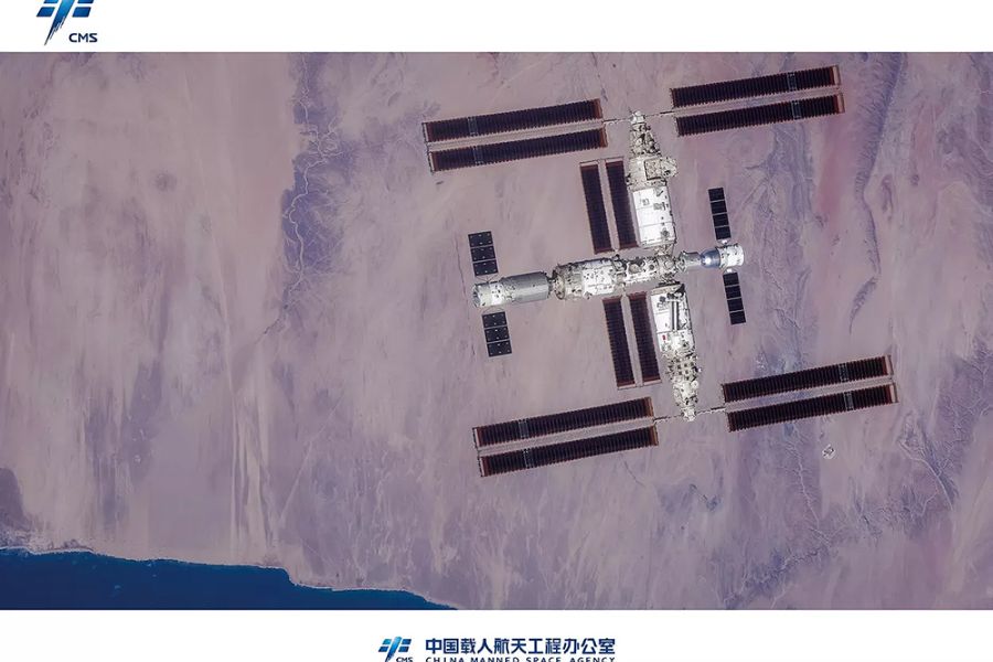China hace públicas las primeras imágenes de su estación orbital Tiangong