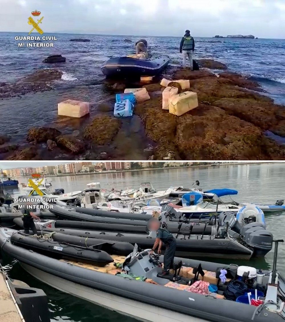 La Guardia Civil desmantela otra organización dedicada al tráfico de hachís en el Campo de Gibraltar