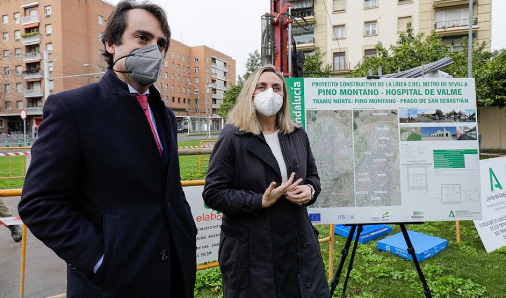 La Junta adjudicará en un mes la actualización del tramo sur de la línea 3 del Metro de Sevilla