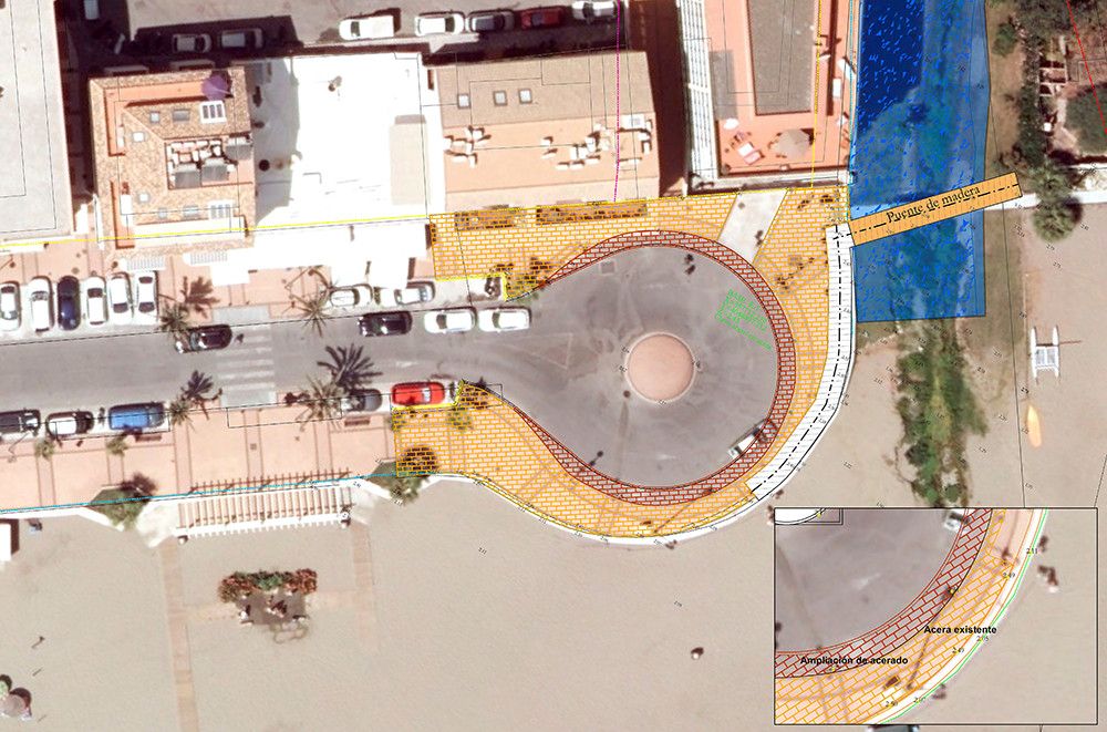 La Diputación financia con 114.000 euros una pasarela para unir la Senda Litoral entre Fuengirola y Benalmádena