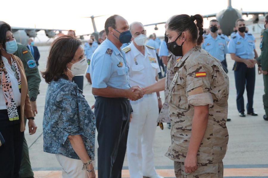 Aterrizan en Zaragoza los dos últimos A400M procedentes de Kabul