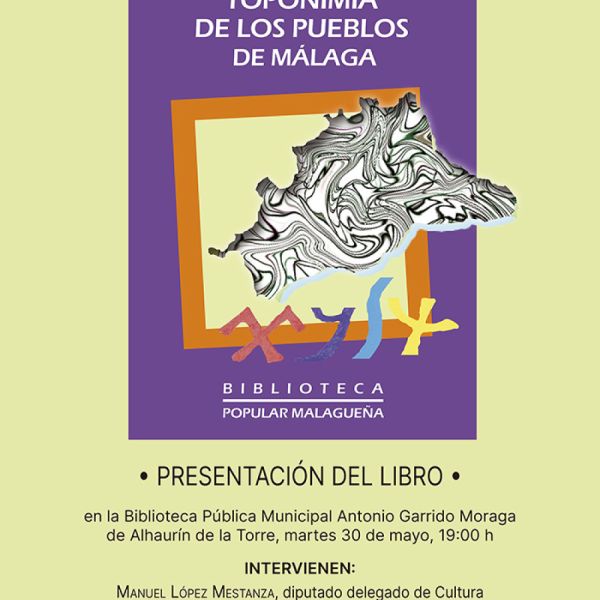 La Diputación recoge en un libro el origen de los nombres propios de los municipios malagueños