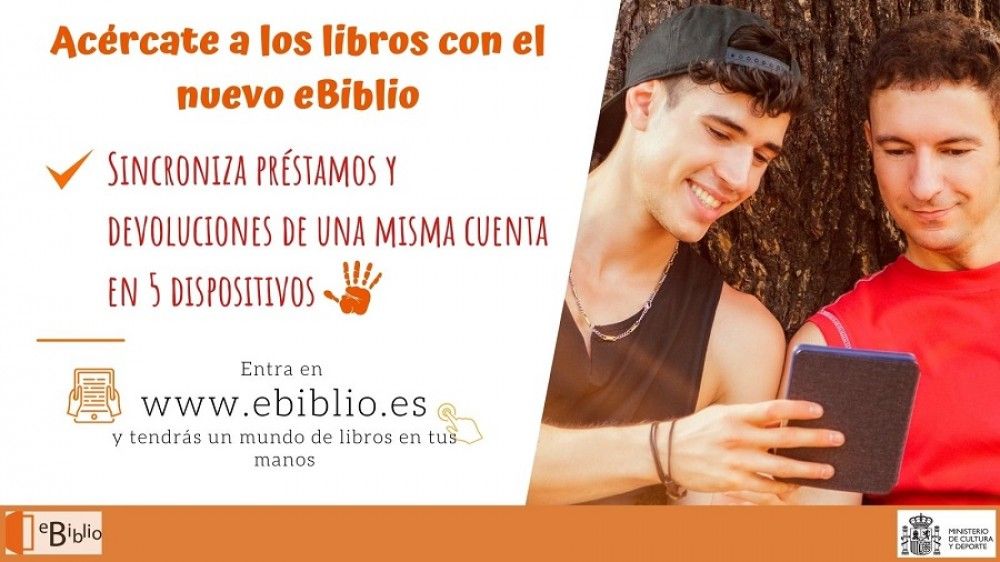 El Ministerio de Cultura reforzará eBiblio con una inversión de 4 millones de euros en nuevas licencias de publicaciones electrónicas