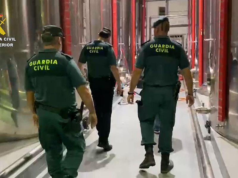 Dos detenidos por robar 56 toneladas de aceite de oliva virgen extra en una almazara de Córdoba