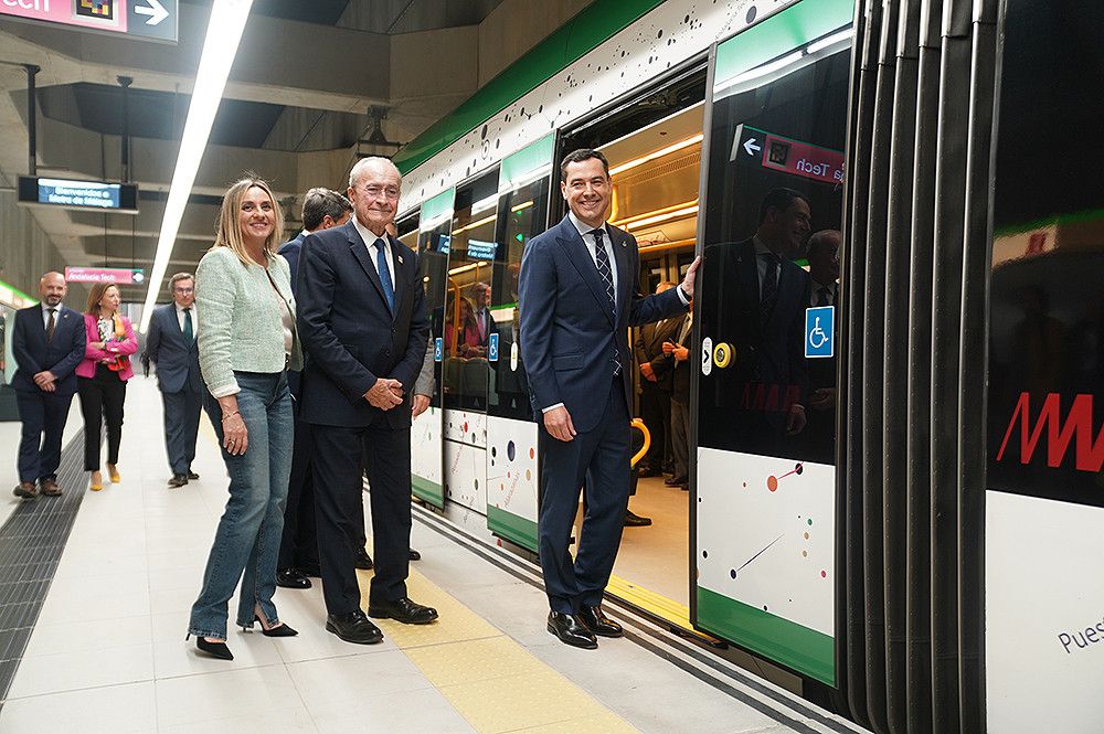 El Metro de Málaga llega al centro histórico de la ciudad