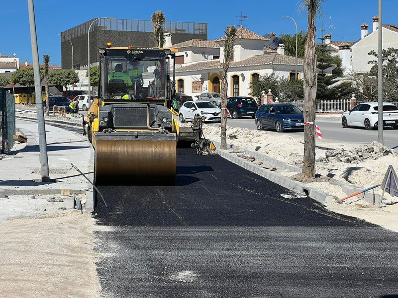 La Diputación invierte un millón de euros en el arreglo del último tramo de la avenida de España en Coín