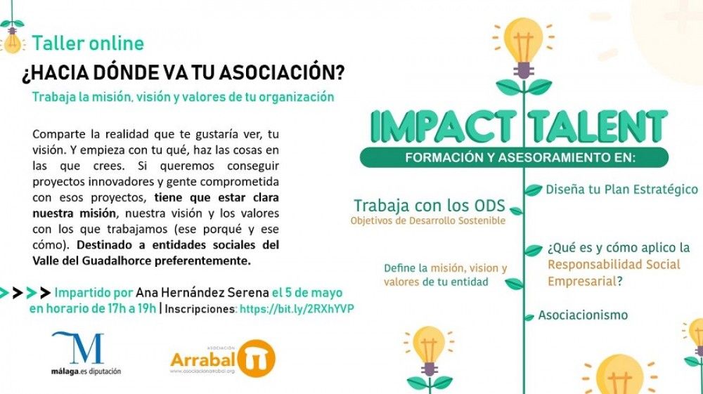 La Diputación de Málaga y la Asociación Arrabal AID ponen en marcha un proyecto que proporcionará información y asesoramiento a entidades sociales y empresas de la provincia