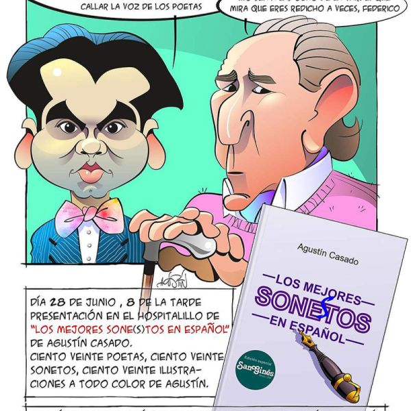 El Hospital Real de la Misericordia albergará mañana miércoles la presentación del libro de Agustín Casado Los mejores sone(s)tos en español’