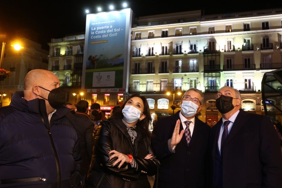 La Costa del Sol desembarca en Fitur con una campaña inédita en la Puerta del Sol con la que prevé impactar a cerca de tres millones de personas