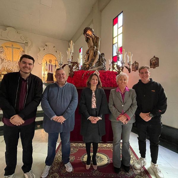 La nueva talla del Cristo de Humildad y Paciencia presidirá este viernes el Vía Crucis oficial de la Agrupación de Cofradías de Málaga