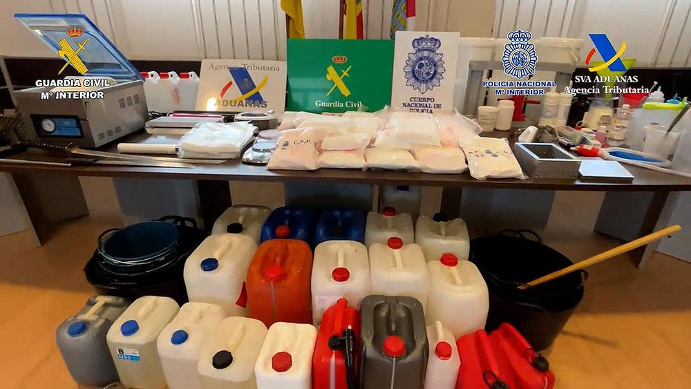Desmantelado en La Rioja un laboratorio clandestino con capacidad para producir más de 150 kilogramos de speed al mes