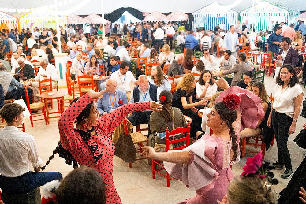 Marbella Arena ha recreado una Feria de Abril para la convención europea de la IAGTO