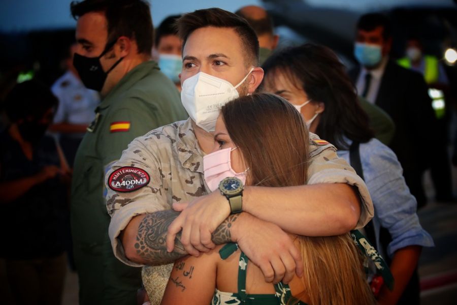 Aterrizan en Zaragoza los dos últimos A400M procedentes de Kabul