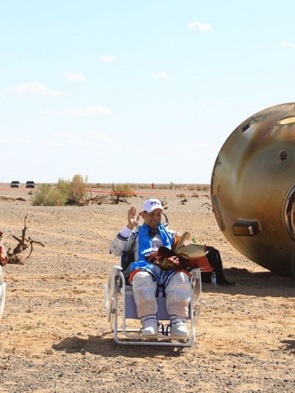 China completa misión tripulada de tres meses para la construcción de su estación espacial
