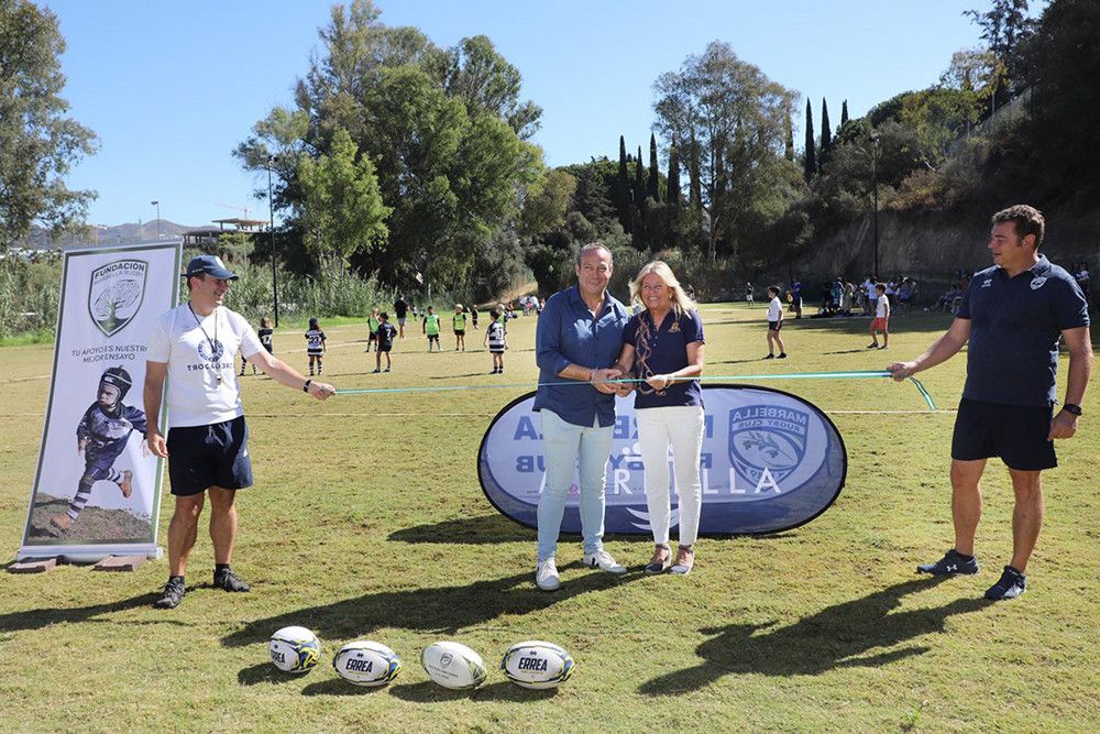 Inaugurado en Las Chapas el nuevo campo de entrenamiento del Marbella Rugby Club