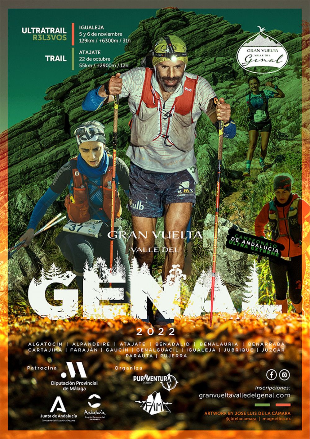 La Diputación de Málaga mantiene su apuesta por la Vuelta al Valle del Genal con 700 participantes