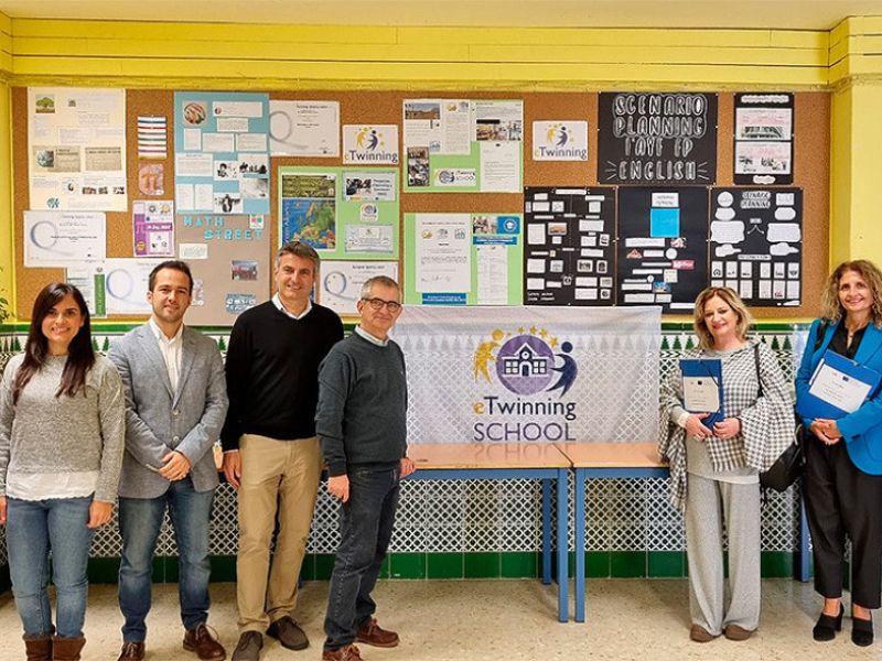 Cuatro centros de la provincia de Málaga obtienen el sello eTwinning para los años 2023-2024