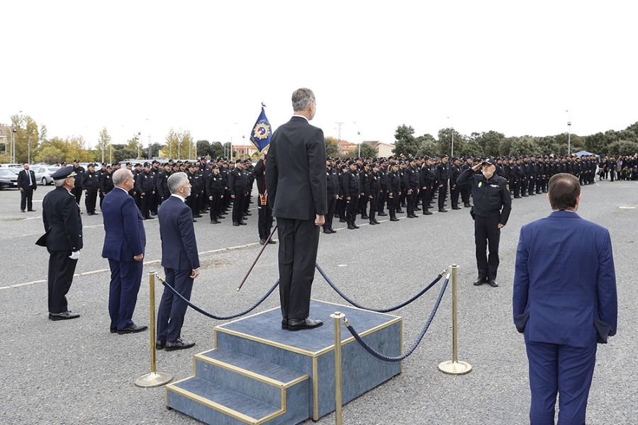 El rey inaugura el primer curso académico del Centro Universitario de la Policía Nacional