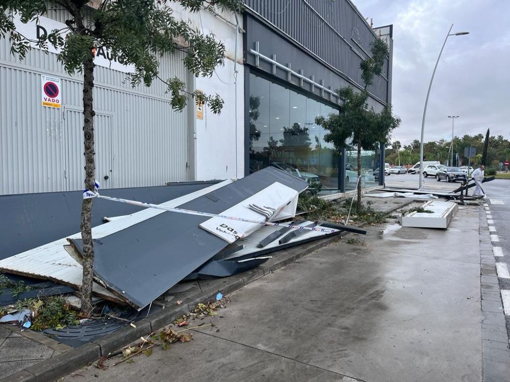 Ascienden a medio millar las incidencias atendidas por el 112 debido al temporal durante la noche