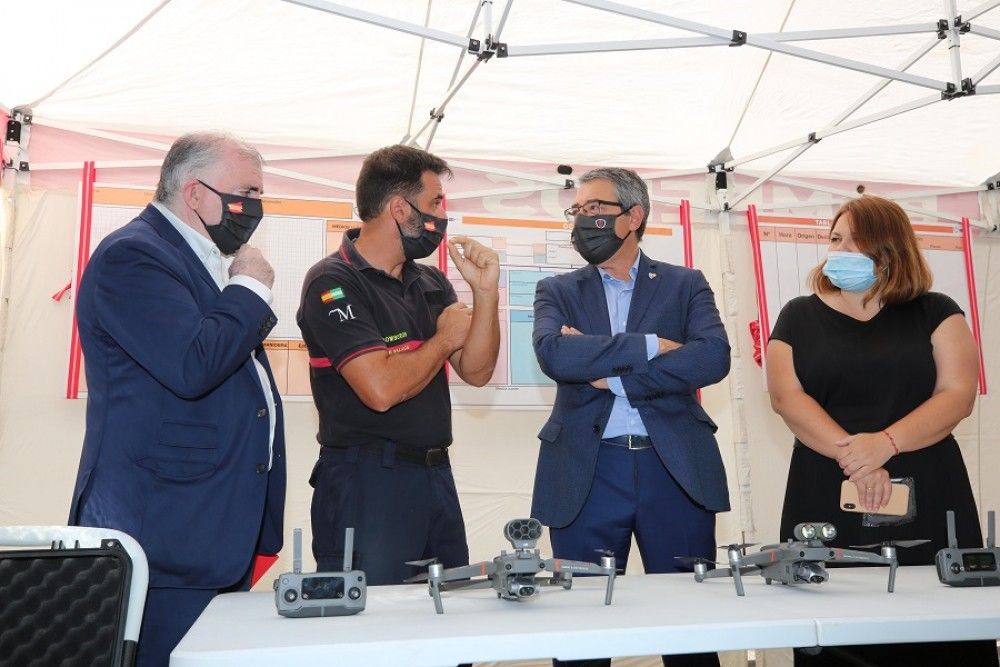 El Consorcio Provincial de Bomberos incorpora drones en su dispositivo especial contra incendios forestales de este verano