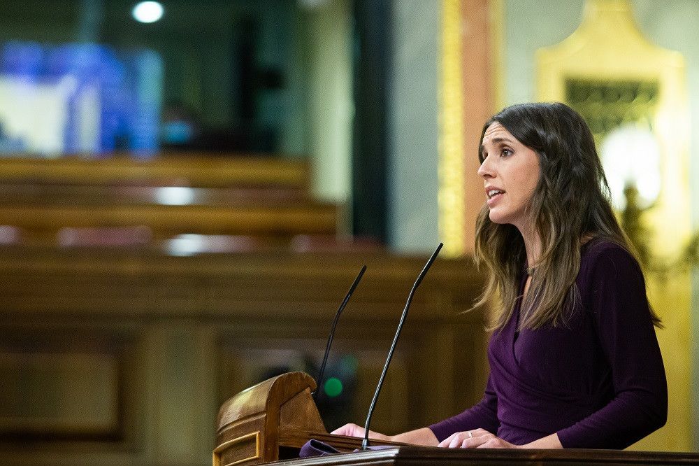 Irene Montero defiende la ley del "solo sí es sí" ante el Congreso a pesar de las numerosas deficiencias técnicas que presenta