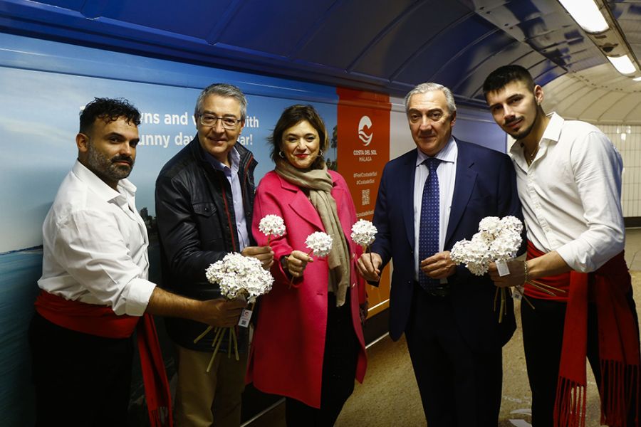 Costa del Sol desarrolla en la estación Oxford Circus de Londres una campaña de promoción sensorial que tendrá un impacto en seis millones de personas en el plazo de un mes