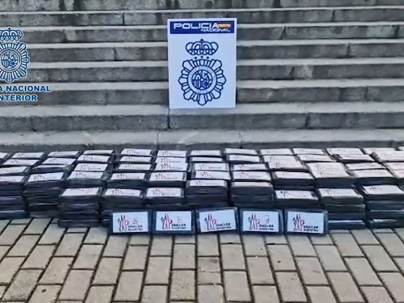 La Policía Nacional desarticula en Madrid una organización dedicada al tráfico de drogas e interviene casi 300 kilos de cocaína